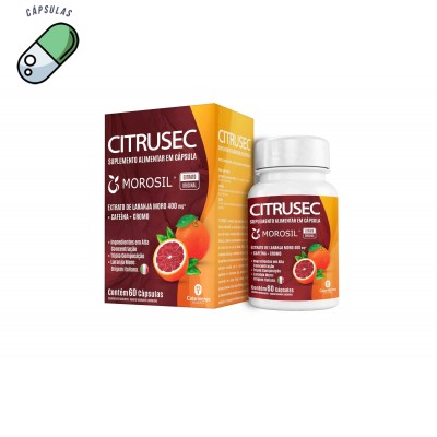 Citrusec Morosil suplemento em 60 cápsulas 